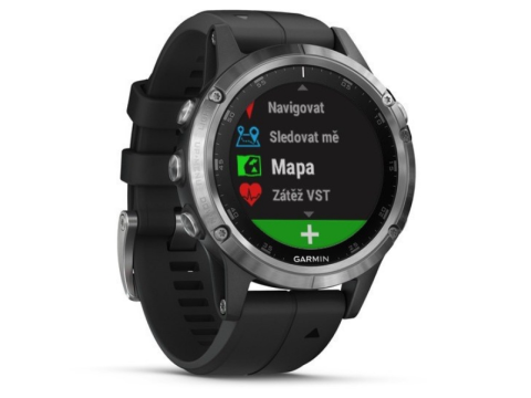 Garmin fenix 5 store silver with black band